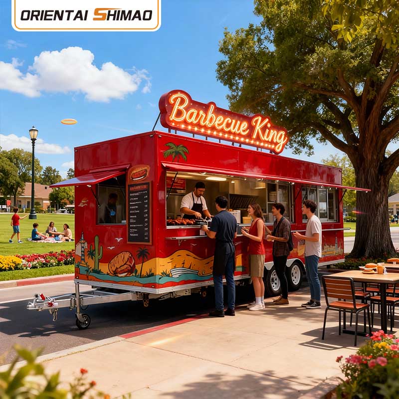 कॉफ़ी कार्ट मोबाइल कॉफ़ी ट्रेलर संलग्न इलेक्ट्रिक कार्ट रेस्तरां कैटरिंग फ़ूड ट्रेलर बिज़नेस फ़ूड ट्रक