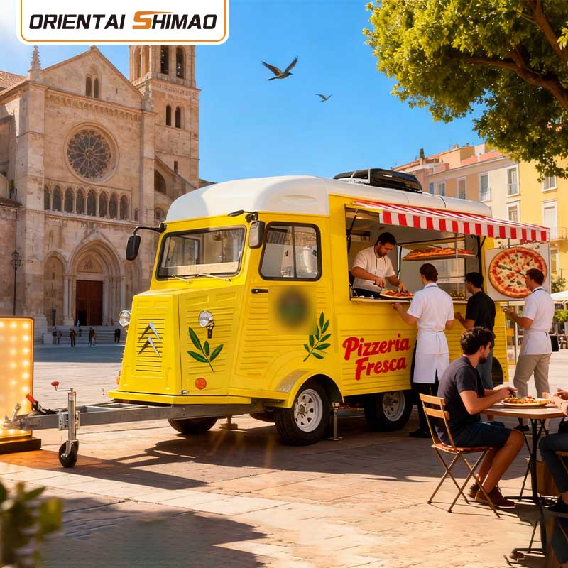 कॉफ़ी शॉप कॉफ़ी ट्रक मोबाइल कॉफ़ी ट्रेलर फ़ास्ट फ़ूड फ़ूड ट्रेलर फ़ूड ट्रक