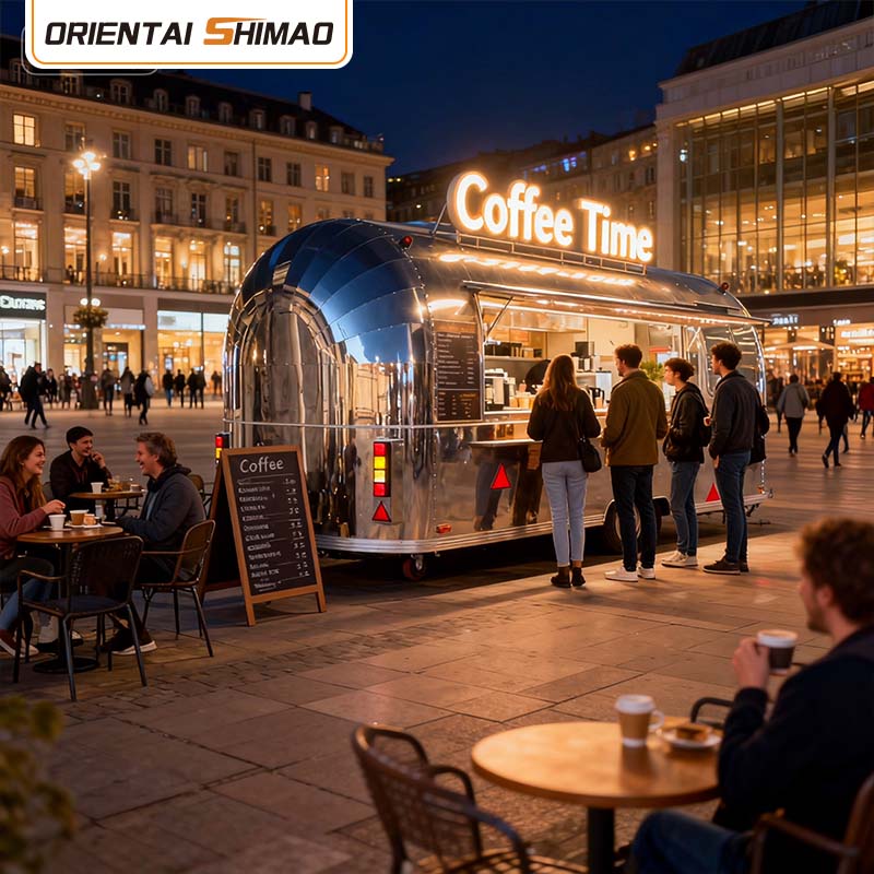 फास्ट फूड ट्रेलर ट्रक