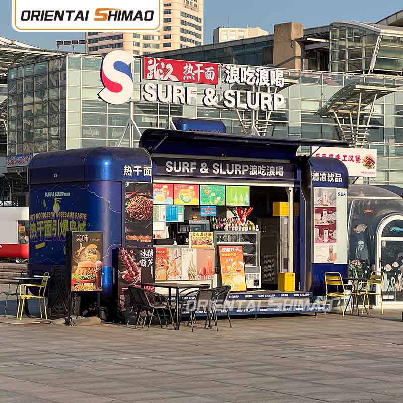 फ़ूड वैन प्रयुक्त फ़ूड ट्रक बिक्री के लिए मोबाइल किचन कैटरिंग फ़ूड ट्रेलर फ़ूड ट्रक