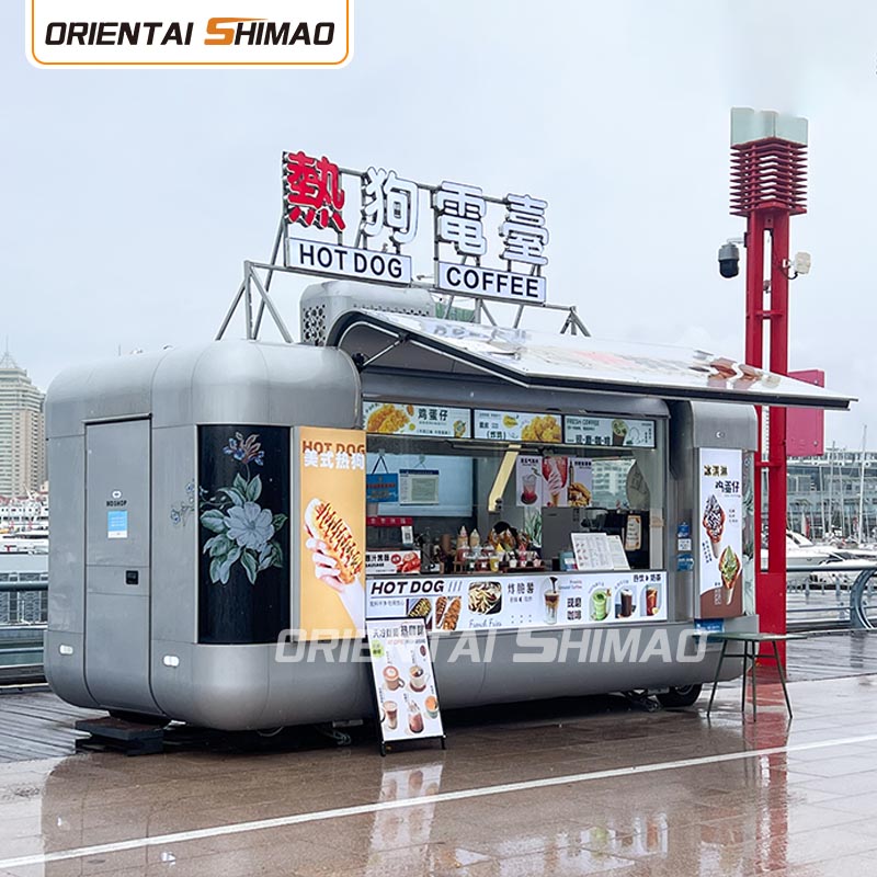 बड़े खाद्य ट्रक