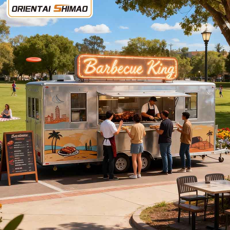 मोबाइल फूड ट्रक ट्रेलर