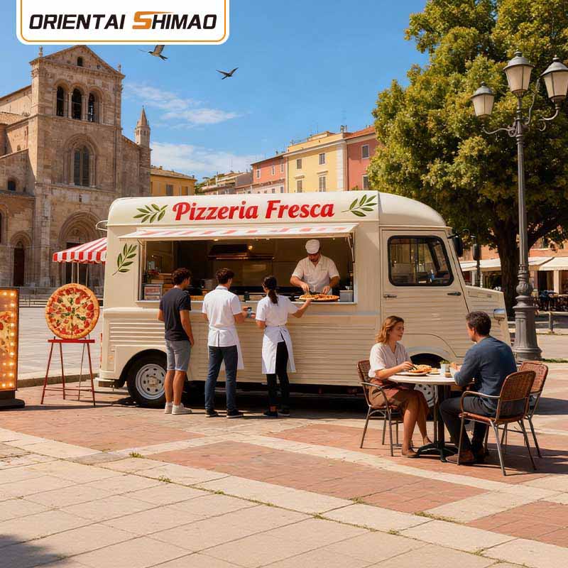 ट्रक फ़ूड पिज़्ज़ा